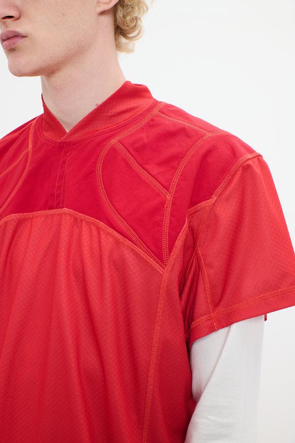 Gr10k COMBACT T-SHIRT - CARDINAL RED