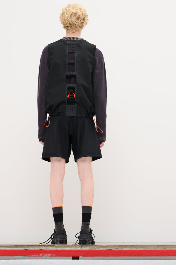 Gr10k CUT VEST - BLACK