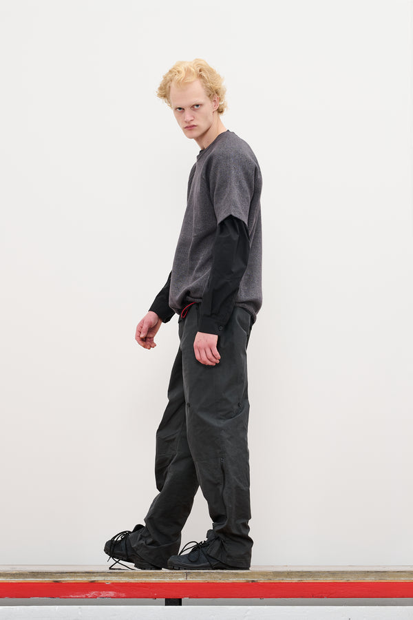 gr10k FIELD ZIP PANTS - CHARCOAL
