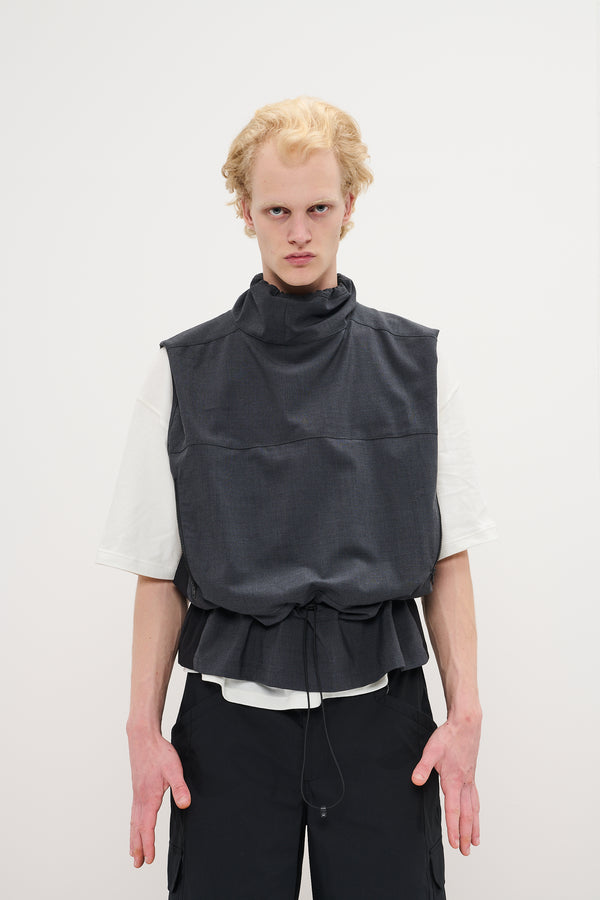 gr10k FRESCO VEST - GREY BLU