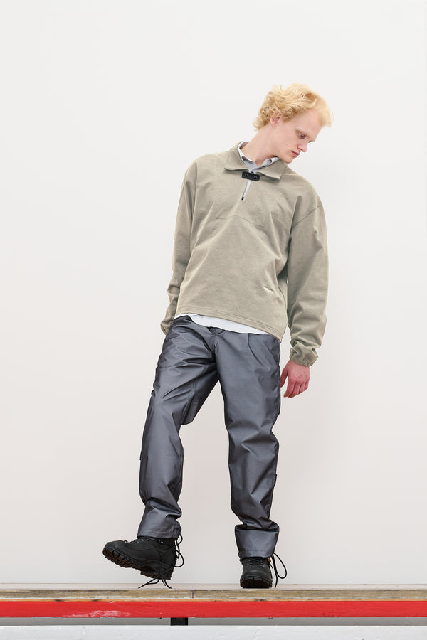 gr10k JERSEY MIDLAYER - STONE WHITE