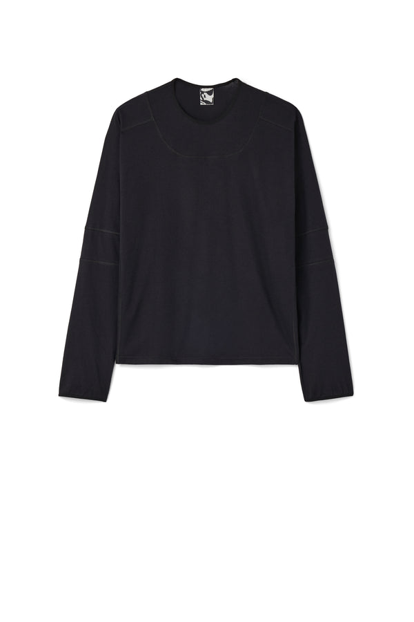 Gr10k LIGHT INTERLOCK LONG SLEEVE - BLACK