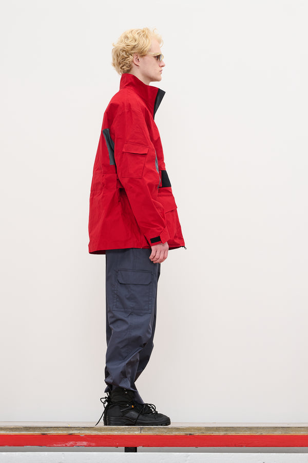 Gr10k POPLIN CARGO PANTS - CONVOY GREY