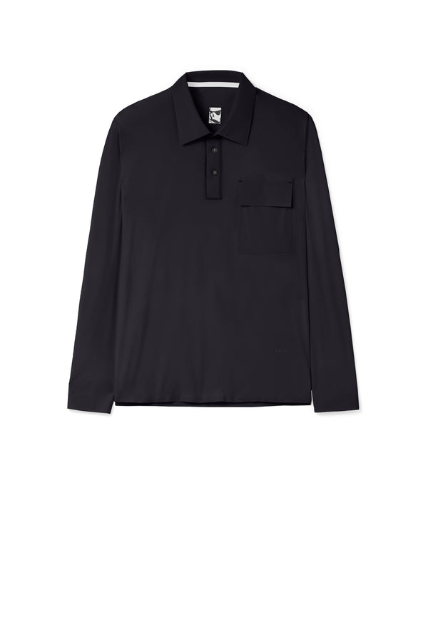 Gr10k RENDER ULTRASOUND POLO - BLACK