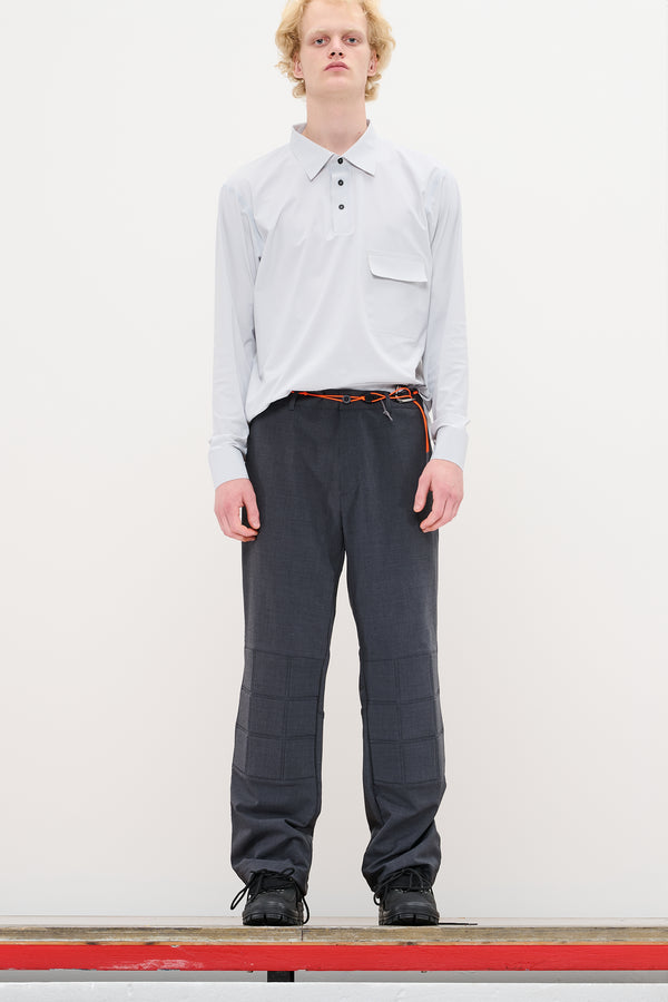 gr10k RENDER ULTRASOUND POLO- PALE GREY