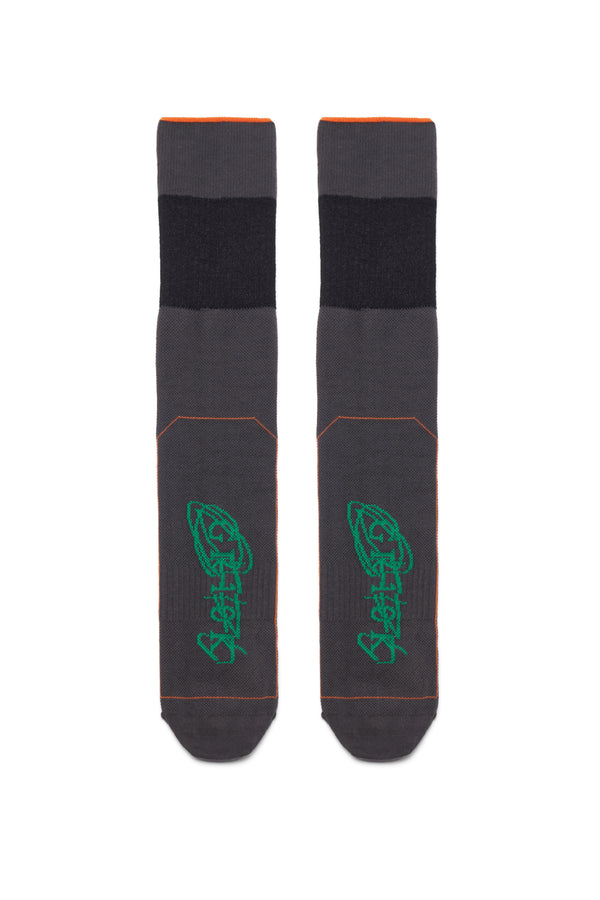 Gr10k VIPER SOCKS VII - DARK ASPHALT GREY
