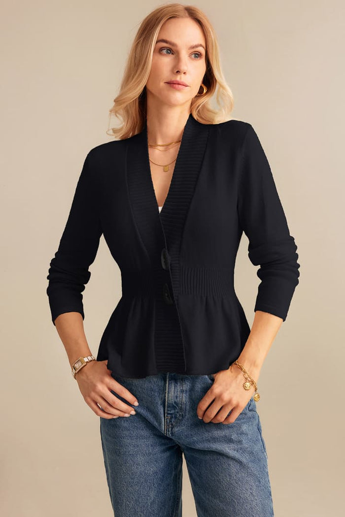 grace karin Casual Button Down Open Front Sweater Cardigan