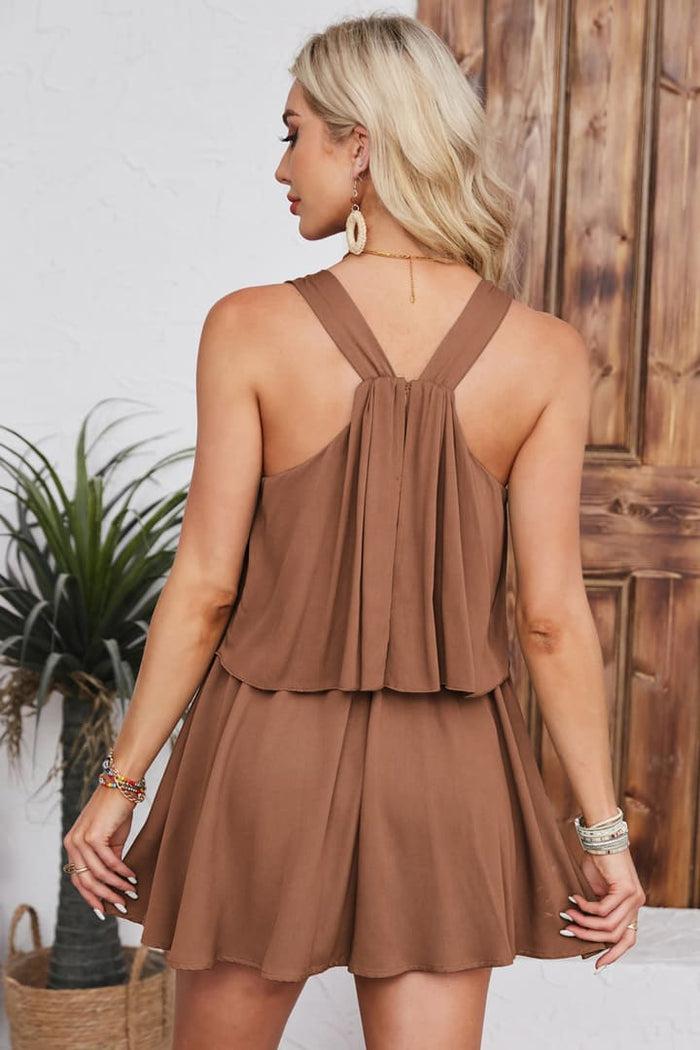 Grace Karin Casual Wide Leg With Pocket Flowy Rompers