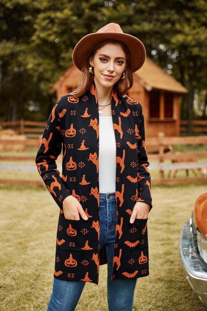 grace karin GK Women Stylish Mid-Thigh Length Cardigan Long Sleeve Open Front Sweater