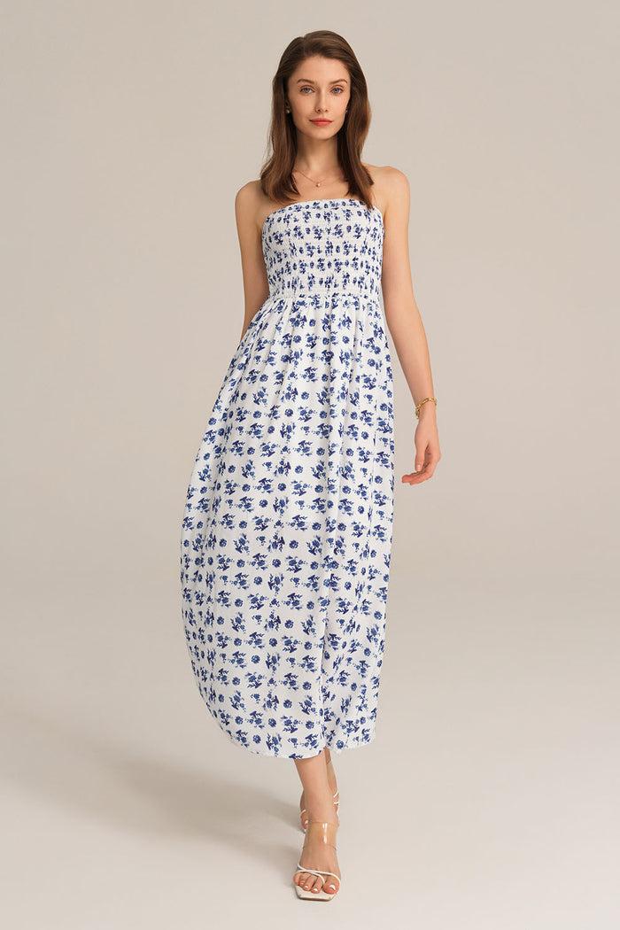 Grace Karin Strapless Midi A-Line Dress