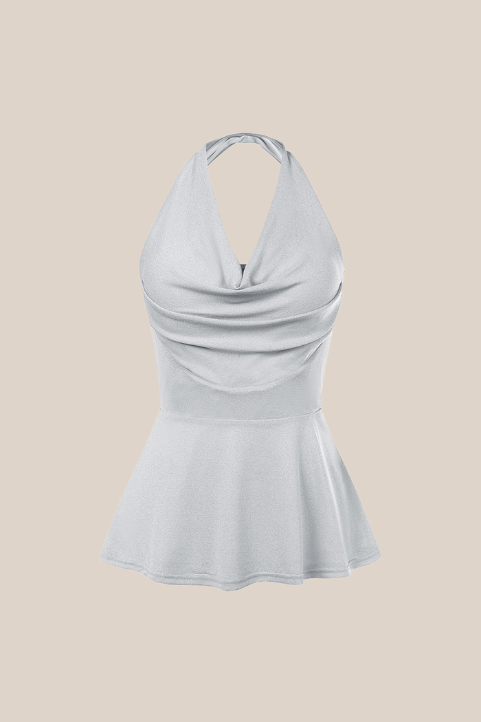 grace karin Halterneck Backless Cowl Neck Party Tops