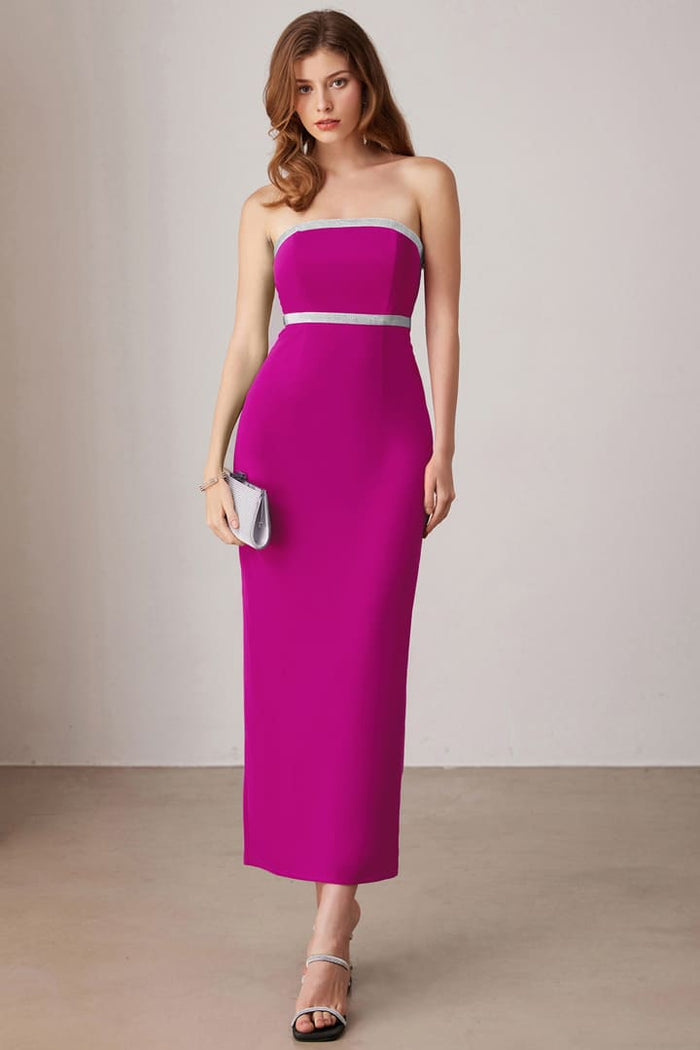 Grace Karin Strapless Tube Backless Cocktail Bodycon Party Maxi Dresses