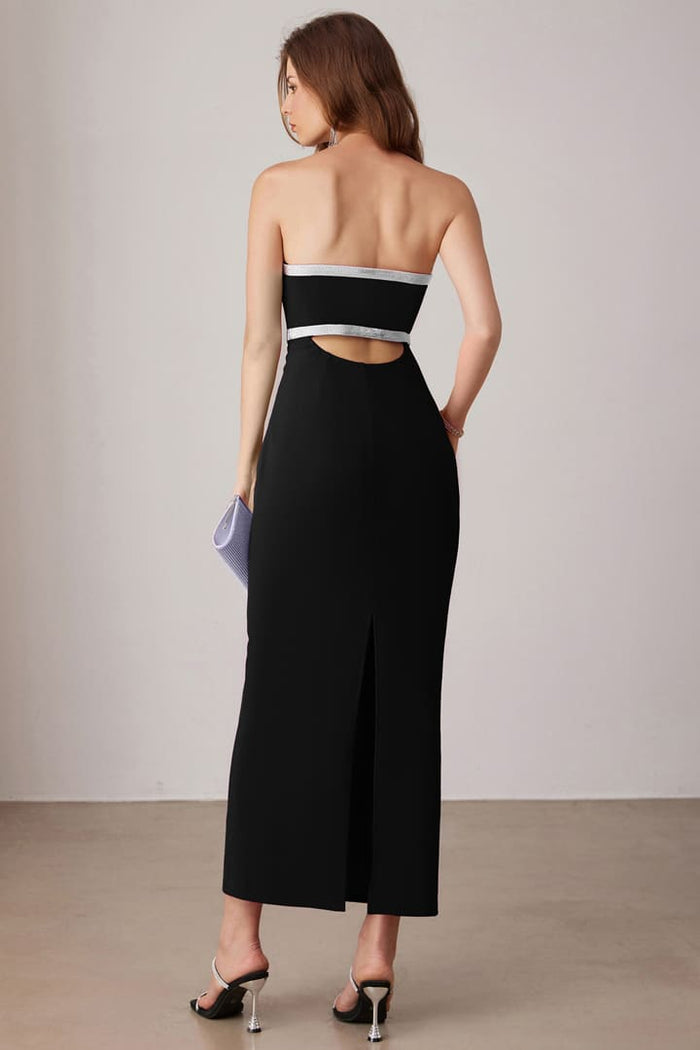 Grace Karin Strapless Tube Backless Cocktail Bodycon Party Maxi Dresses
