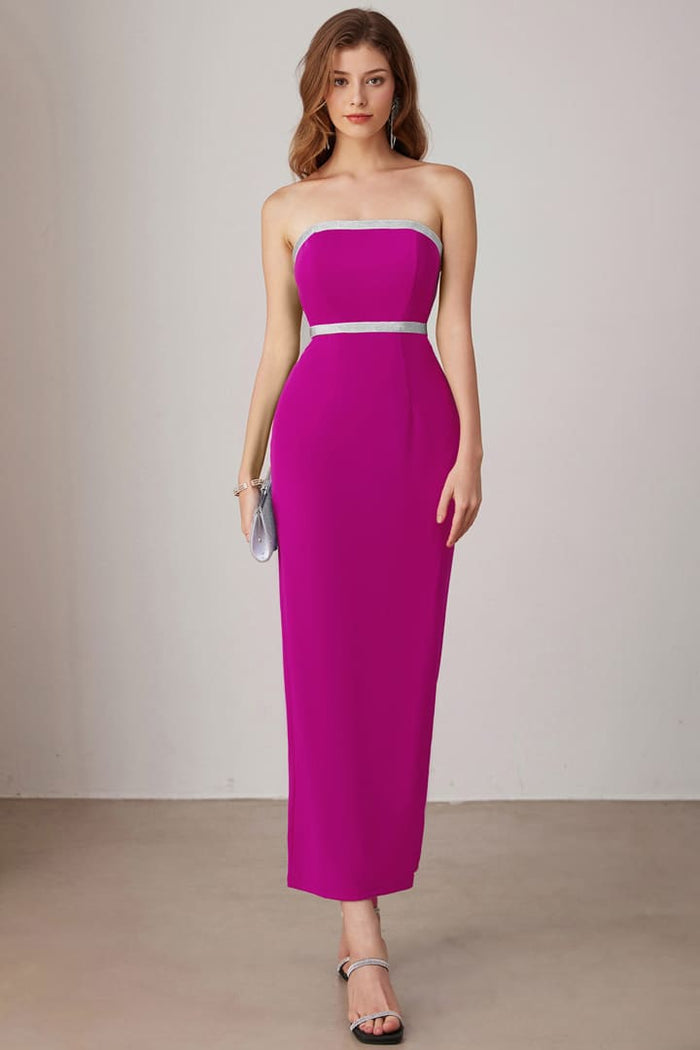grace karin Strapless Tube Backless Cocktail Bodycon Party Maxi Dresses