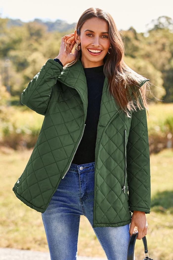 Grace Karin Women's Long Sleeve Solid Colour Winter Coat