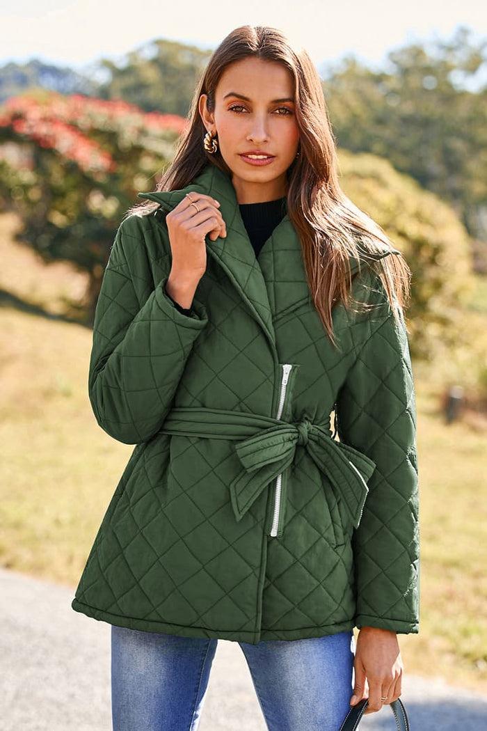 Grace Karin Women's Long Sleeve Solid Colour Winter Coat