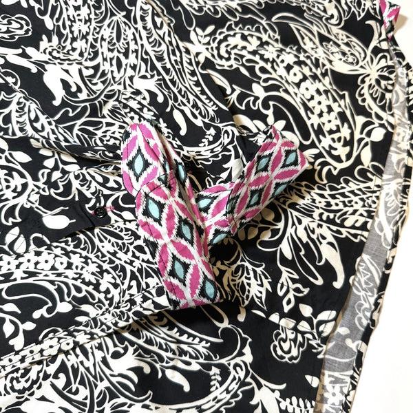 Graceland Authentic Elvis Black Paisley Long Sleeve Shirt