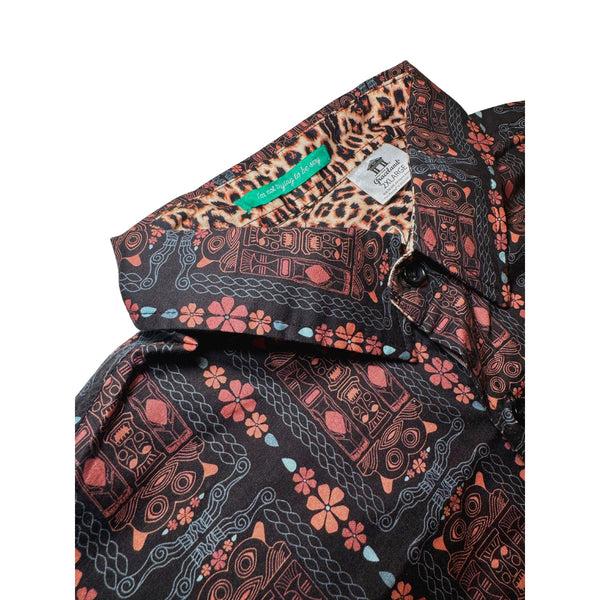 Graceland Authentic Elvis Jungle Room Long Sleeve Woven Shirt