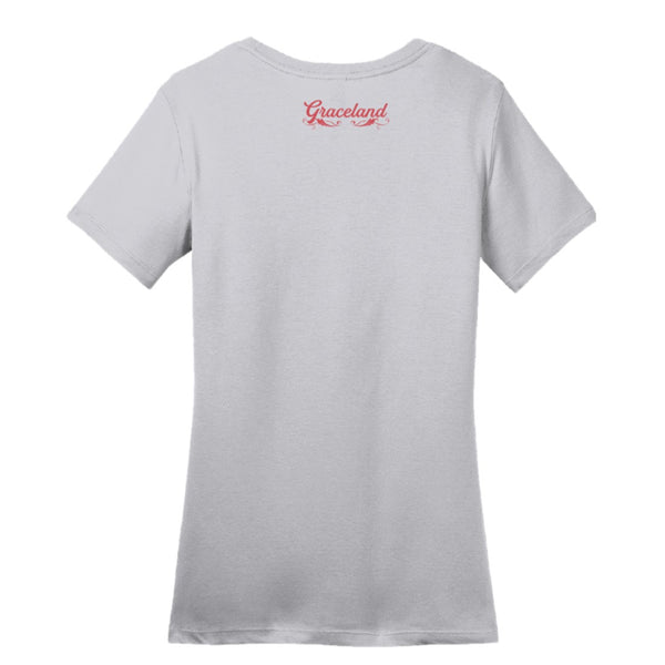 Graceland Elvis 70 Years Of Rock N Roll Women's T-Shirt