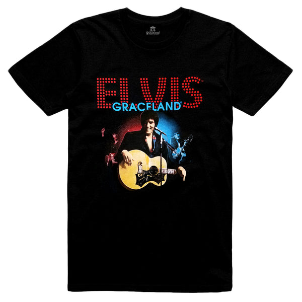graceland ELVIS Graceland Black Suit Collage T-Shirt
