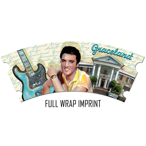 Graceland Elvis Graceland Guitar Watercolor Coffee Mug