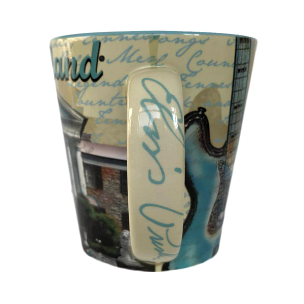 Graceland Elvis Graceland Guitar Watercolor Coffee Mug