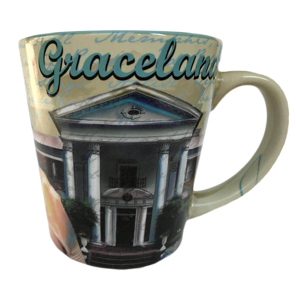 graceland Elvis Graceland Guitar Watercolor Coffee Mug