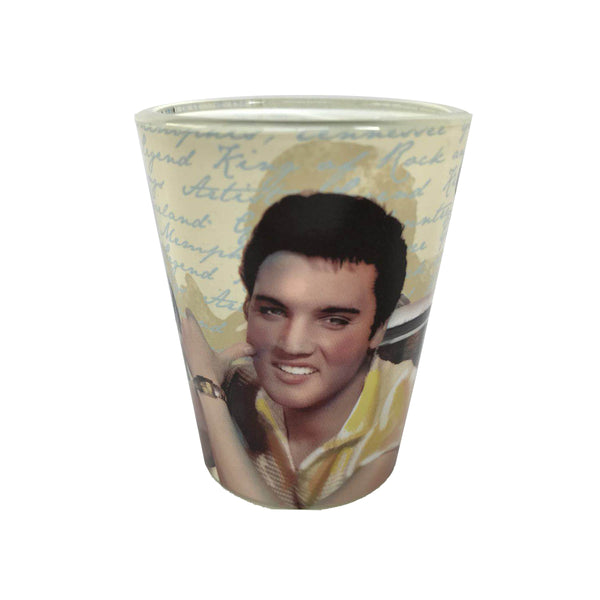 Graceland Elvis Graceland Guitar Watercolor Shot Glass