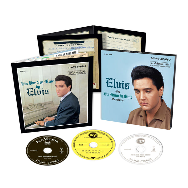 graceland Elvis: His Hand In Mine Sessions FTD 3 CD Set
