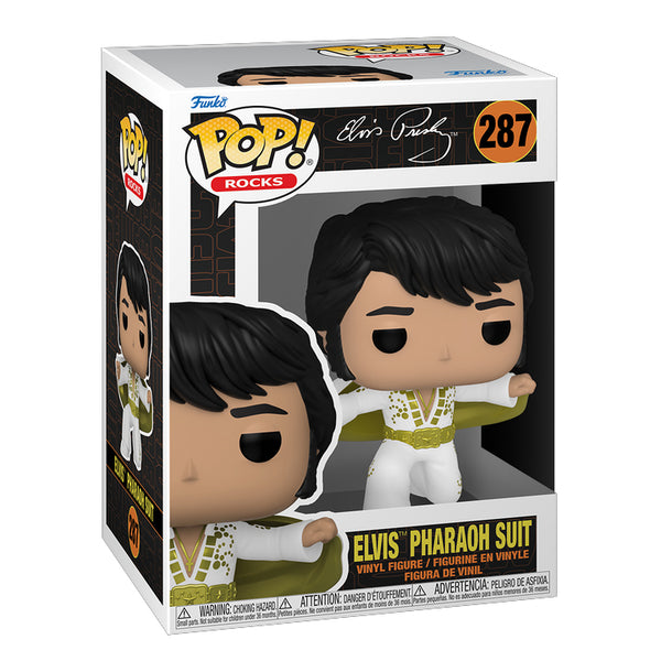 Graceland Elvis Pharaoh Suit Pop Rocks Vinyl Figure