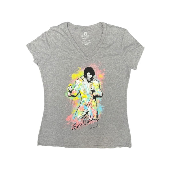 graceland Elvis Presley 70's Watercolor Women's T-Shirt