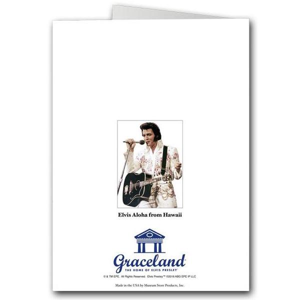 Graceland Elvis Presley Aloha From Hawaii Greeting Card