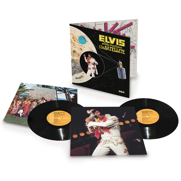 graceland Elvis Presley Aloha From Hawaii Via Satellite LP Set