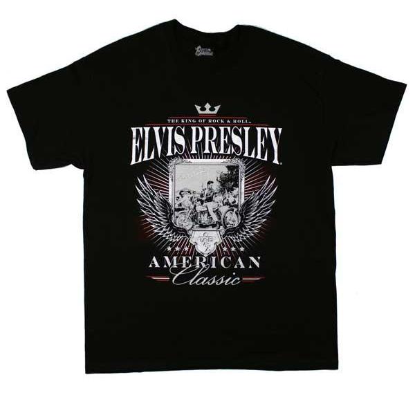 graceland Elvis Presley American Classic Motorcycle T-Shirt