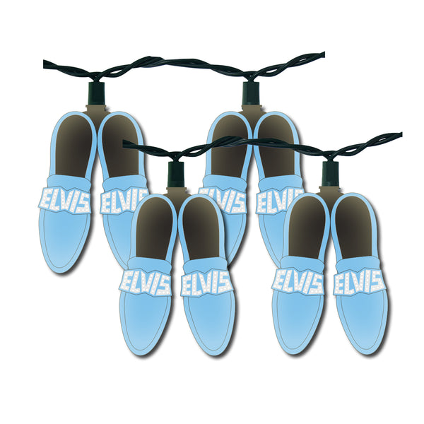 graceland Elvis Presley Blue Suede Shoes Light Covers