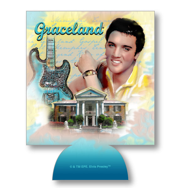 graceland Elvis Presley Graceland Guitar Watercolor Can Coolie