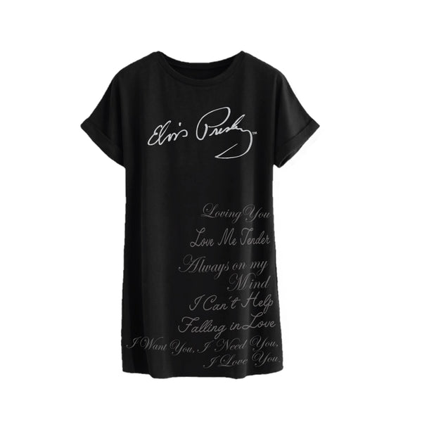 graceland Elvis Presley Love Song Titles Nightshirt
