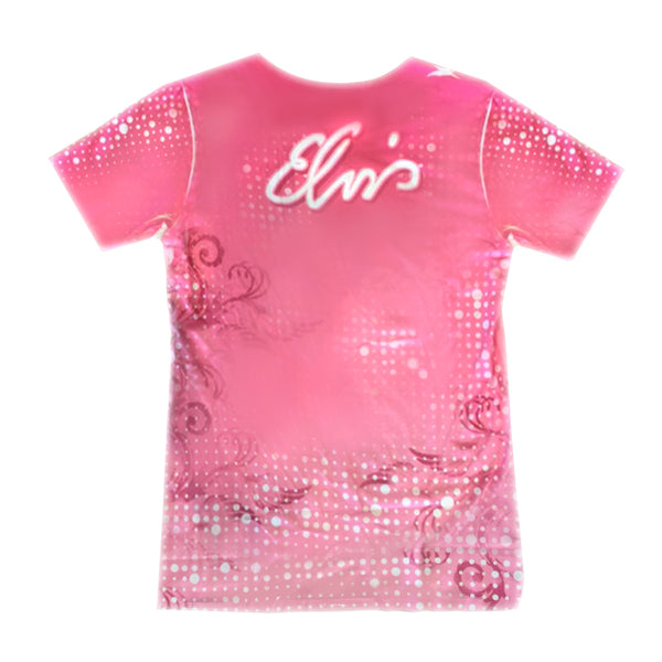 Graceland Elvis Presley Pink Classic Car Sublimated Women's T-Shirt