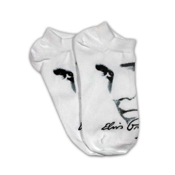 Graceland Elvis Presley Profile With Signature Socks
