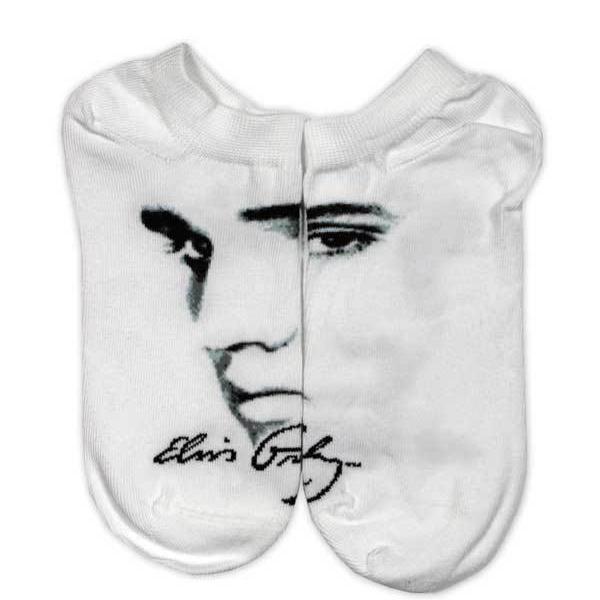 graceland Elvis Presley Profile with Signature Socks