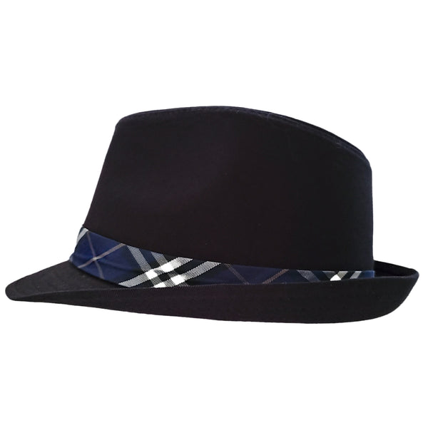 Graceland Elvis Presley Signature Blue Plaid Fedora