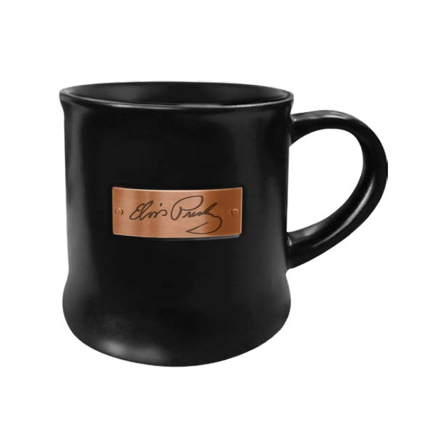 graceland Elvis Presley Signature Emblem Coffee Mug