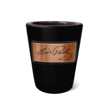 graceland Elvis Presley Signature Emblem Shot Glass