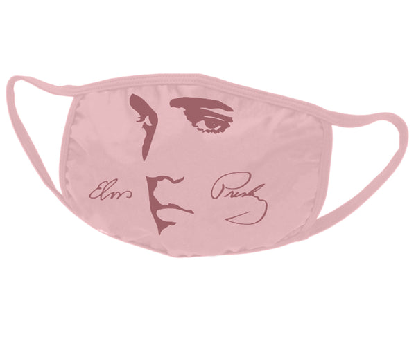 graceland Elvis Presley Signature Profile Face Mask