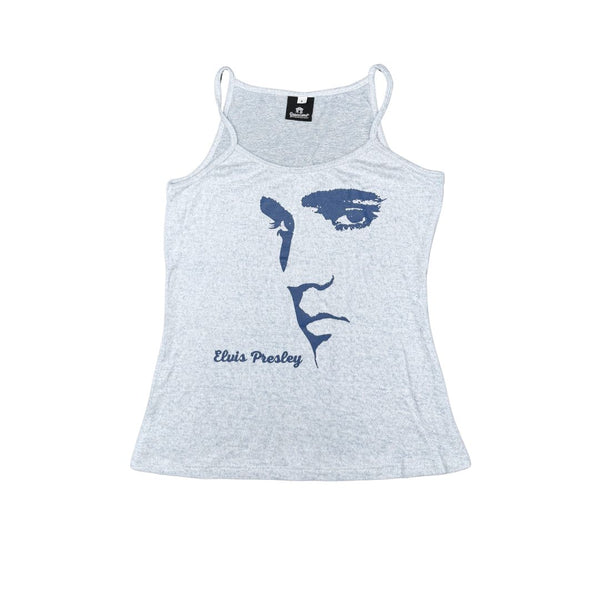 graceland Elvis Presley Signature Profile Women's Soft Knit Tank