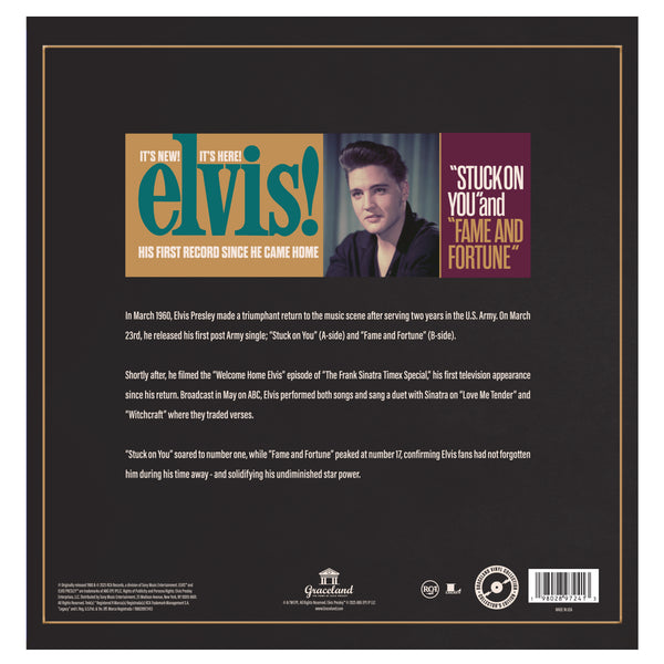 Graceland Elvis Presley: Stuck On You / Fame And Fortune Graceland Collector's Edition 10" Vinyl LP