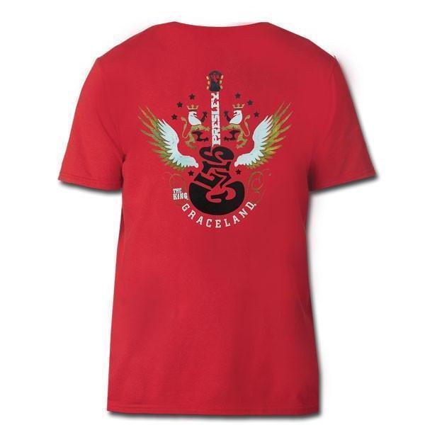 graceland Elvis Presley The King Guitar Wings T-Shirt