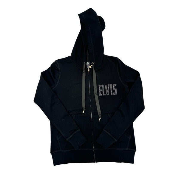 Graceland Elvis Signature Style: Elvis 68 Special Women's Zip Hoodie