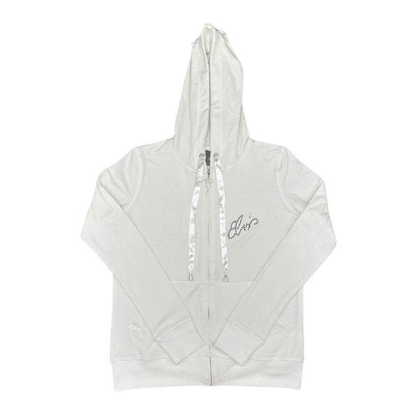 graceland Elvis Signature Style Elvis Profile Women's Zip Hoodie