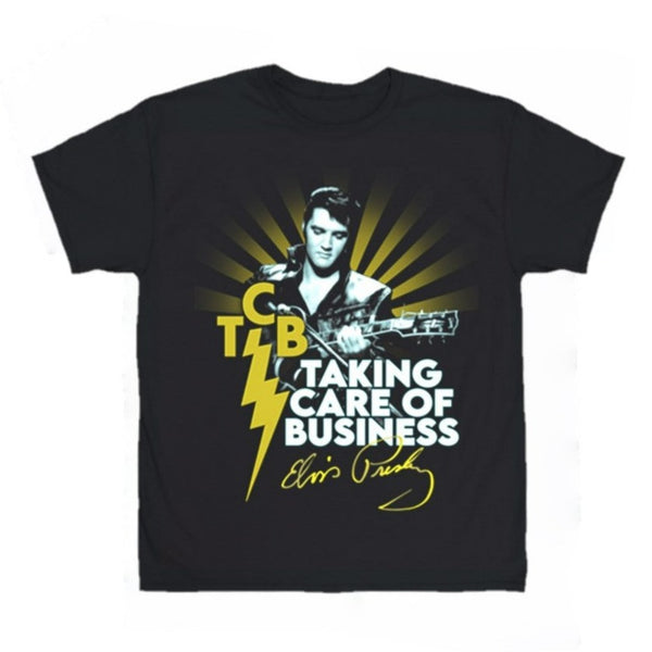 graceland Elvis TCB Taking Care of Business T-Shirt